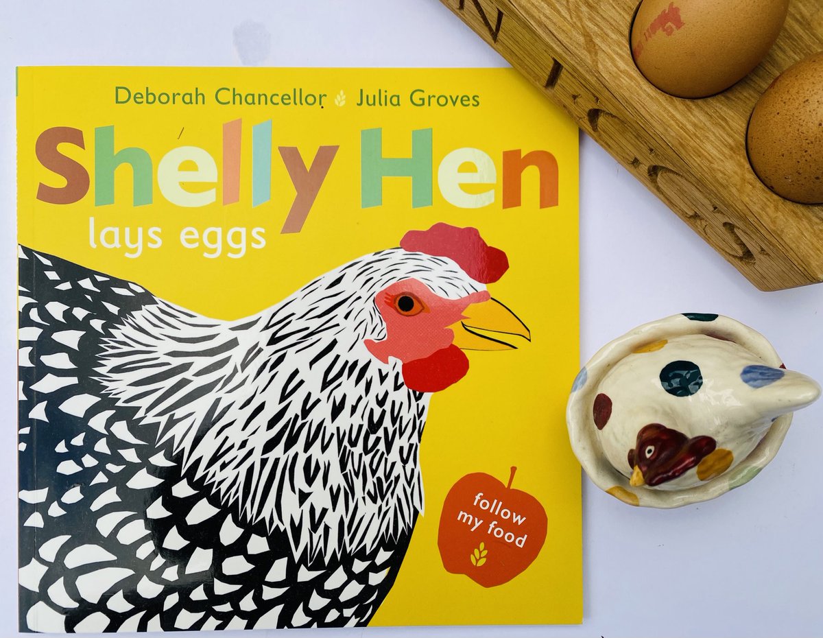 bookwagonuk's tweet photo. We love the #FollowmyFood series from @Scallywagpress. Shelly Hen and Milly Cow have been included in recommendations created for #EYFS classes today. #indiebookstore #childrensbooks #nonfiction https://t.co/Yy0mS1vpEE