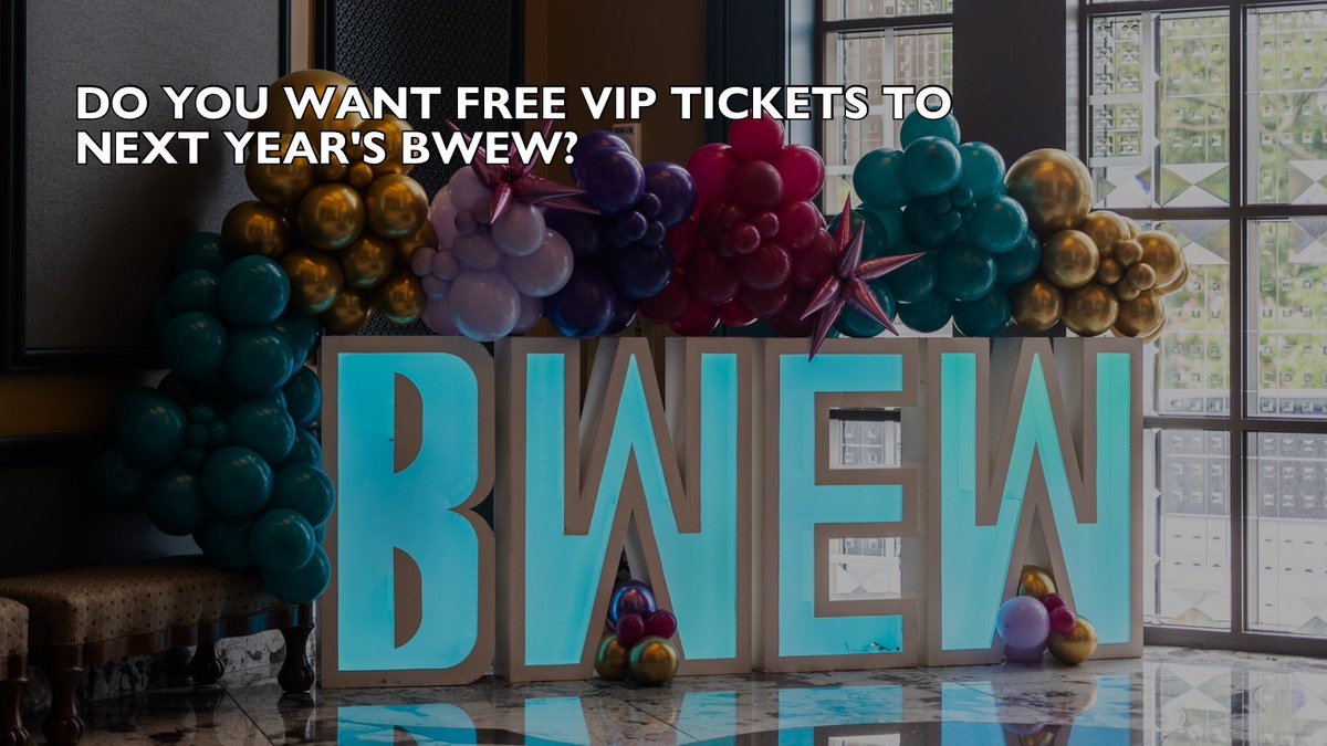 EquityAlliance1's tweet photo. Heyyy empowered woman!!! We’re still on cloud 9 on how y’all showed up in record numbers for BWEW and we want to give you a chance to win 2 VIP tickets to next year’s #BWEW!
Complete our survey for your chance to win 2 VIP tickets to the 5th annual BWEW: https://t.co/CVslREnXDa https://t.co/nVt1Y3QrtX