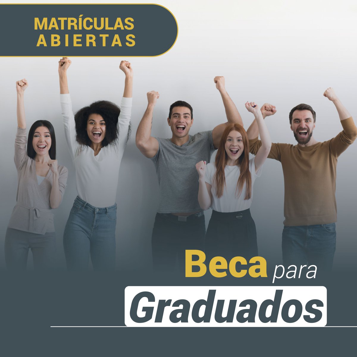 GraduadosCUC's tweet photo. ¡Aprovecha los beneficios de nuestras becas para graduados! Solicita tu beca directamente en el siguiente enlace: https://t.co/wM1EKmW6eX

Para mayores informes escribenos a graduados@cuc.edu.co
Aplica terminos y condiciones.

#GraduadosUniCosta @UniCostaCOL https://t.co/GrRXEo0XBG