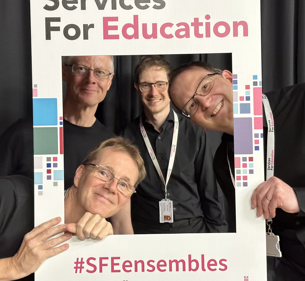 Rossy_Keys's tweet photo. SFE house band on the final night of the youth proms at Symphony Hall - it’s been a blast! @DrNoble70 #SFEensembles @MrsCBux @StuartBirnie1 https://t.co/gvL8kmXHbv