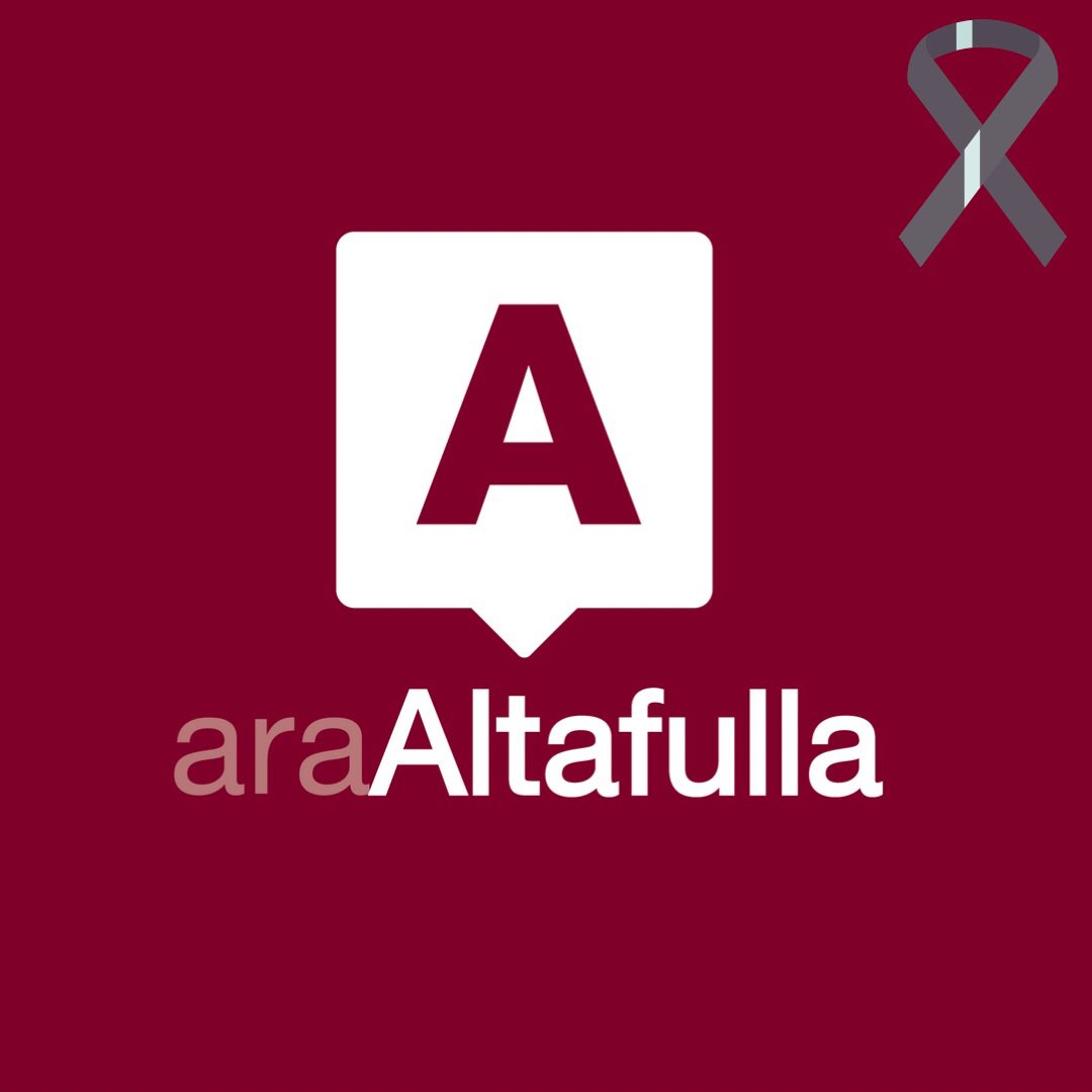 Des de Ara Altafulla lamentem la mort de la senyora de 77 anys aquesta tarde que s’ha ofegat a la platja del nostre municipi #altafulla 
El nostre condol a la familia