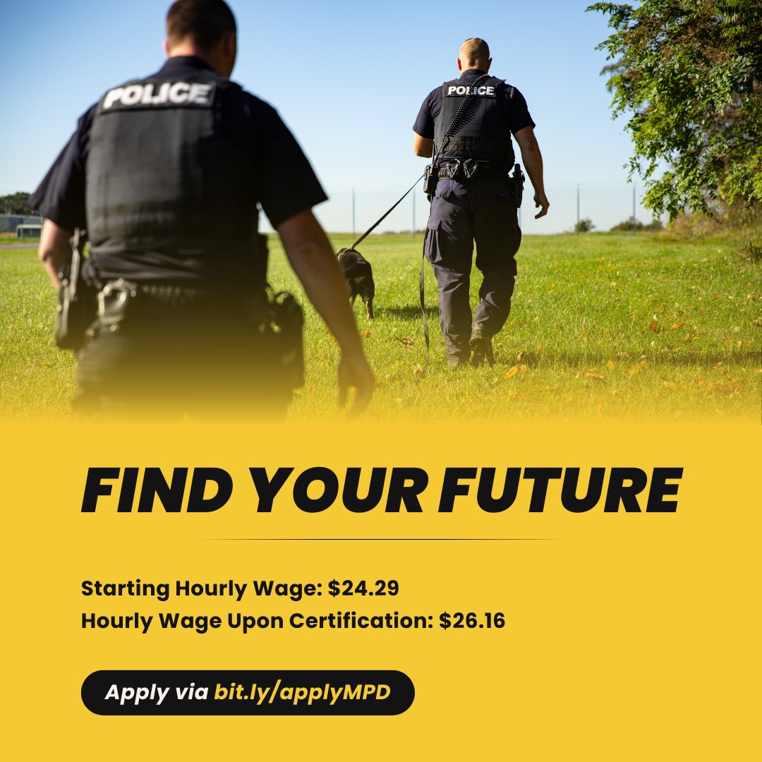 The Morgantown Police Department will be testing for entry-level police officers on October 28, 2023 at 9 a.m. Testing will be conducted in the Morgantown Public Safety Building located at 300 Spruce St. To submit an application, visit bit.ly/applyMPD