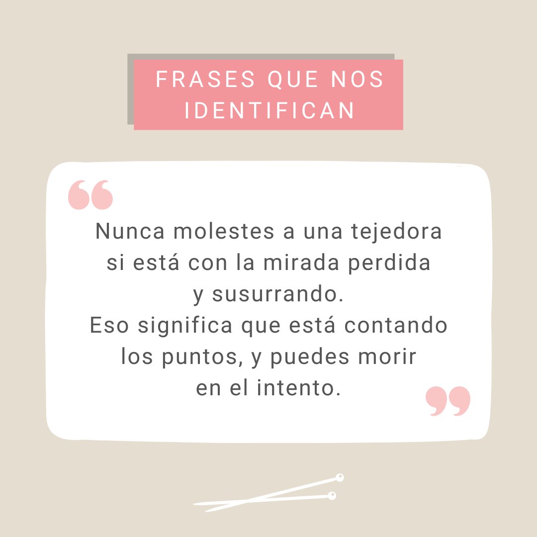 tejerconlucila's tweet photo. 💙 ¡Feliz día para ti que amas tejer! 💙
Hoy es el Día de la Tejedora en Argentina, y queremos hacer extensivo nuestro saludo a toda esta comunidad.
¿Te gustaron las frases?
¿Cuál otra agregarías?

#tejerfacil #tejerbien #knitting #tricotar #tejerconlucila #Efemerides #Argentina https://t.co/I1uUFqAgLB