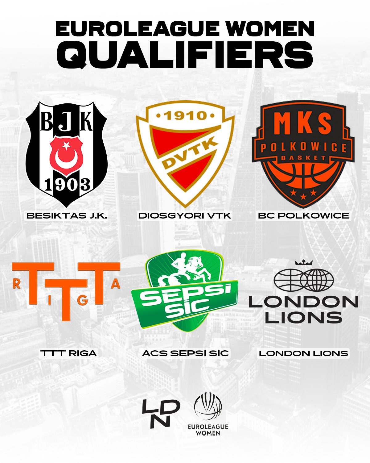 London Lions on X: Lions in @EuroLeagueWomen qualifiers