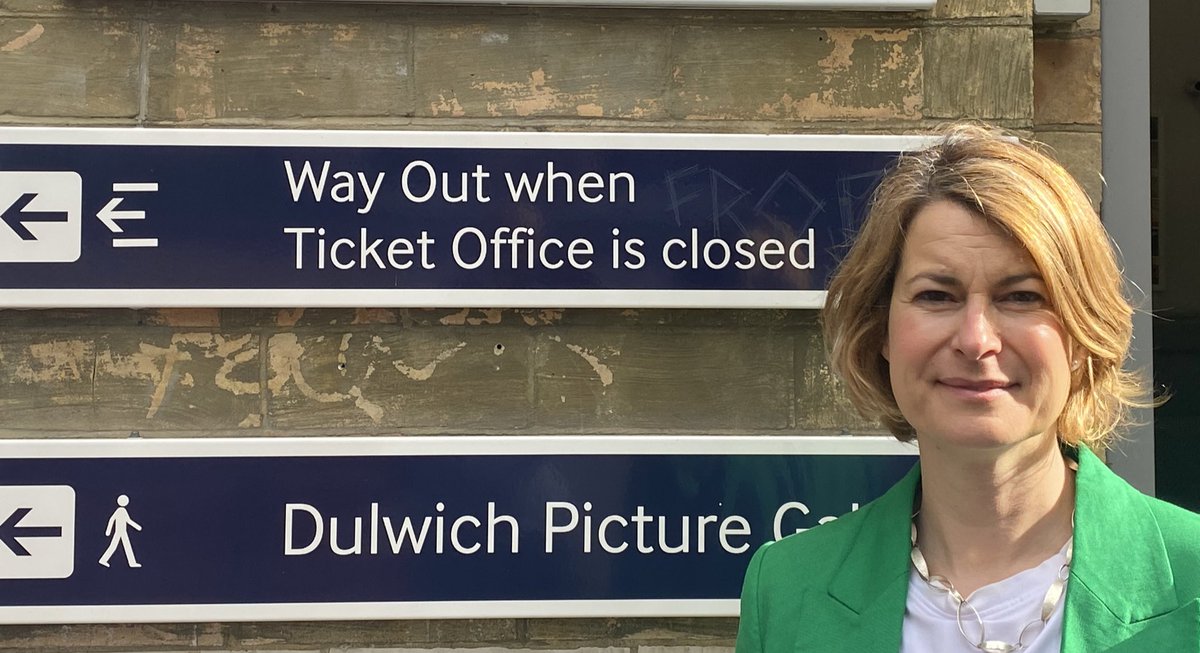 helenhayes_'s tweet photo. The Tories have announced disastrous plans to close all but one of our train station ticket offices in Dulwich &amp; West Norwood, impacting older &amp; disabled people &amp; railway staff

Please help fight these plans. Details of how to help here https://t.co/WlVh1LOJnm #SaveTicketOffices https://t.co/UXMsro4p28