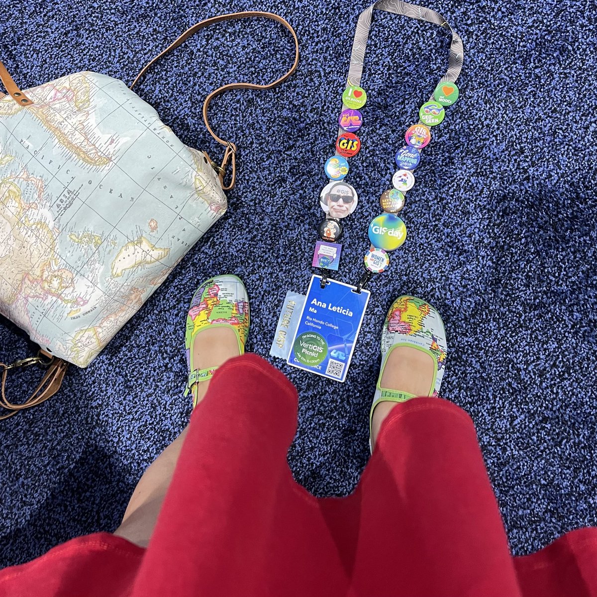 Another mappy day ahead of me 🗺📍#EsriUC2023