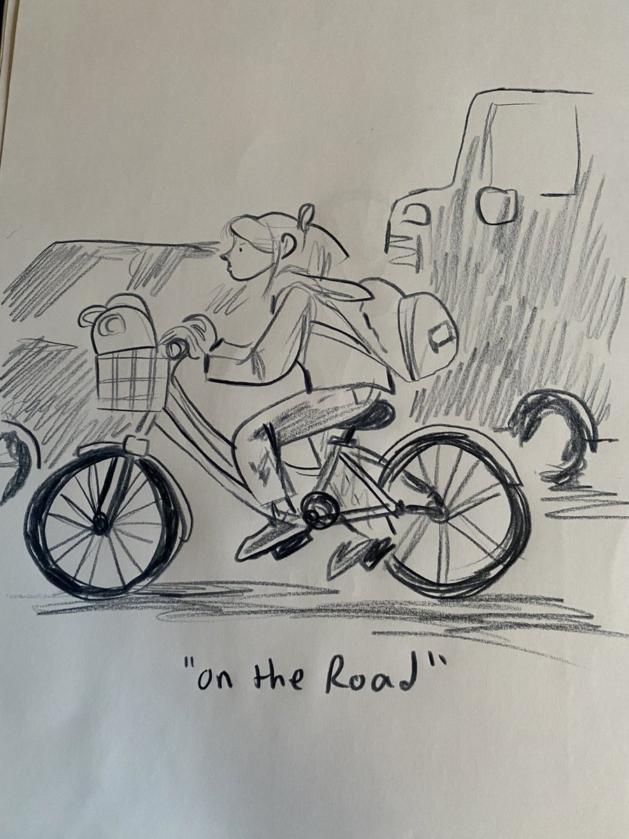 Theme 2, ‘on the road’, forcing me to tackle my achilles heel, the bike… (which I resorted to as cars also fall into this category) #goshbfdd