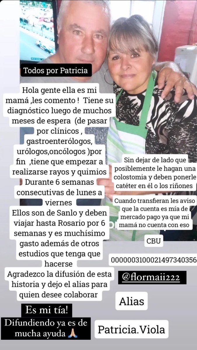 Ella es mi tía, un RT ya es de mucha ayuda por favor 🙏🏼 si hay alguien que no merece pasar por esta situación es ella!
