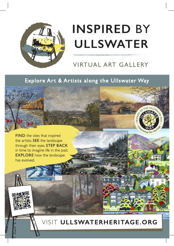Ullswater_Way's tweet photo. The #Ullswater #virtualartgallery flyer explaining how it works. Here is the link to the amazing #aerialtour highlighting where our 48 art works were #inspiredbyullswater https://t.co/MbEWfYk5N3 @MadeinEVAN @VisitEden @lakedistrictnpa @NTUllswater @arts_cumbria @lakesfoundation https://t.co/L8t7Nlhra8