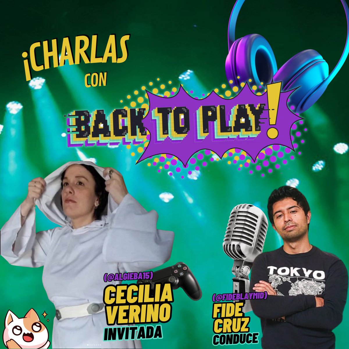 backtoplaymx's tweet image. ¡Checa el nuevo episodio de Charlas con #BackToPlay con nuestra amiga Cecilia Verino (@Algieba15)!

Escúchalo en:
🎙️Youtube: youtube.com/live/z15z9SuQt…
🎙️Spotify: open.spotify.com/episode/22QZ0t…
🎙️Amazon Music: music.amazon.es/podcasts/48117…
🎙️Apple Podcast: podcasts.apple.com/mx/podcast/bac…

#btp #podcast