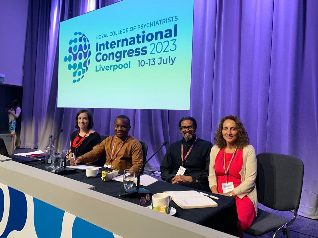 And that’s a wrap! Great discussion on #GlobalMentalHealth at this year’s #RCPsychIC with @melanieabas, @sihamsikander, @jermainedambi & Mariana Pinto da Costa @rcpsych #RCPsychIC23 - Many thanks to all the participants for their interest and questions!