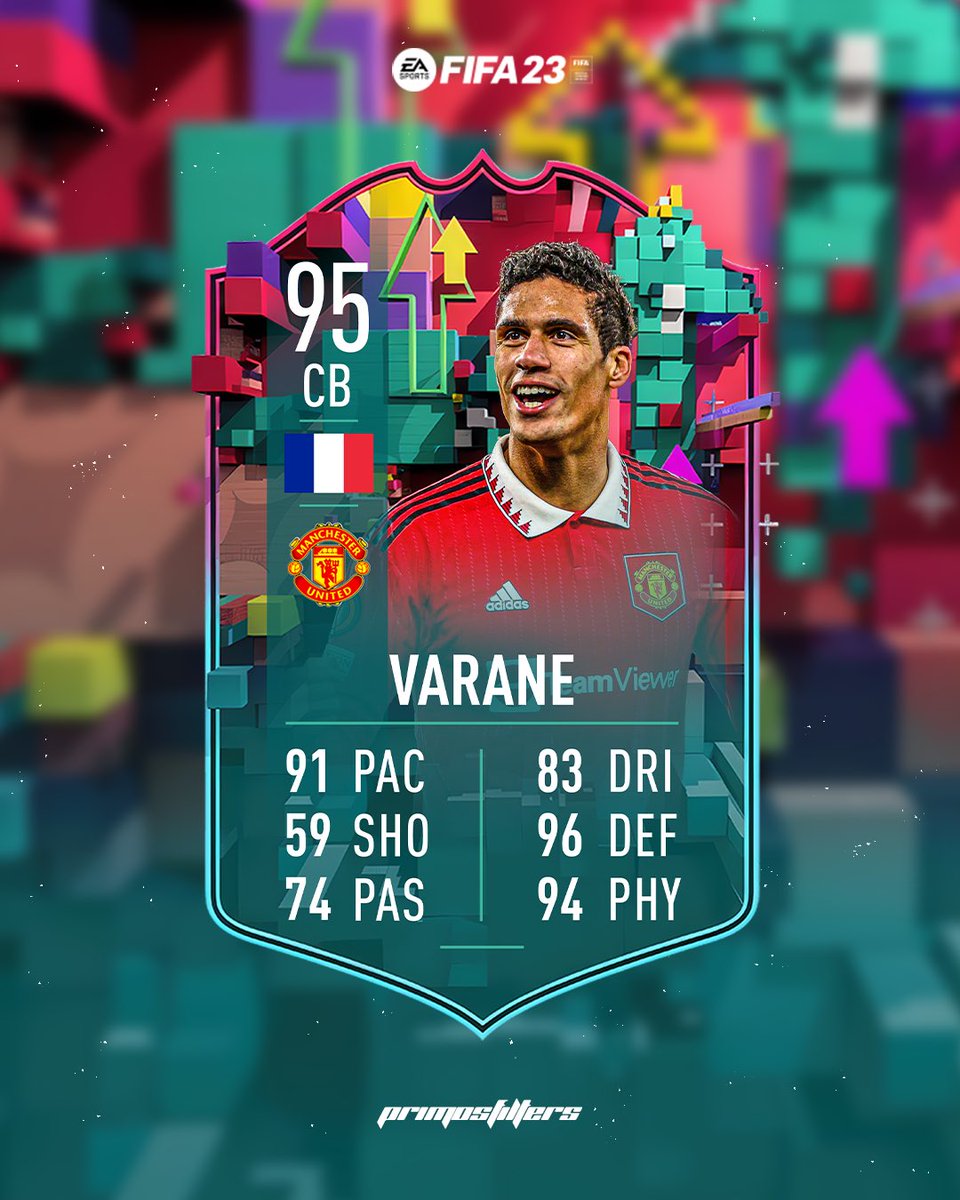 🚨 Varane 🇫🇷 is coming as LEVEL UP Team 2!

Stats are prediction.✍️

Follow <a href="/primosfilters/">Primo</a> for more leaks!
#FIFA23 #fifa23leaks