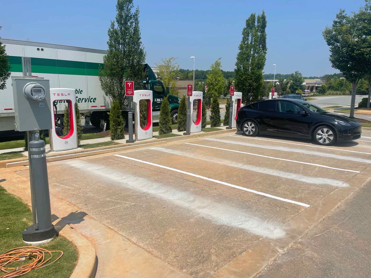 Tesla Charging on Twitter "New Tesla Supercharger Suwanee, GA (12 stalls)