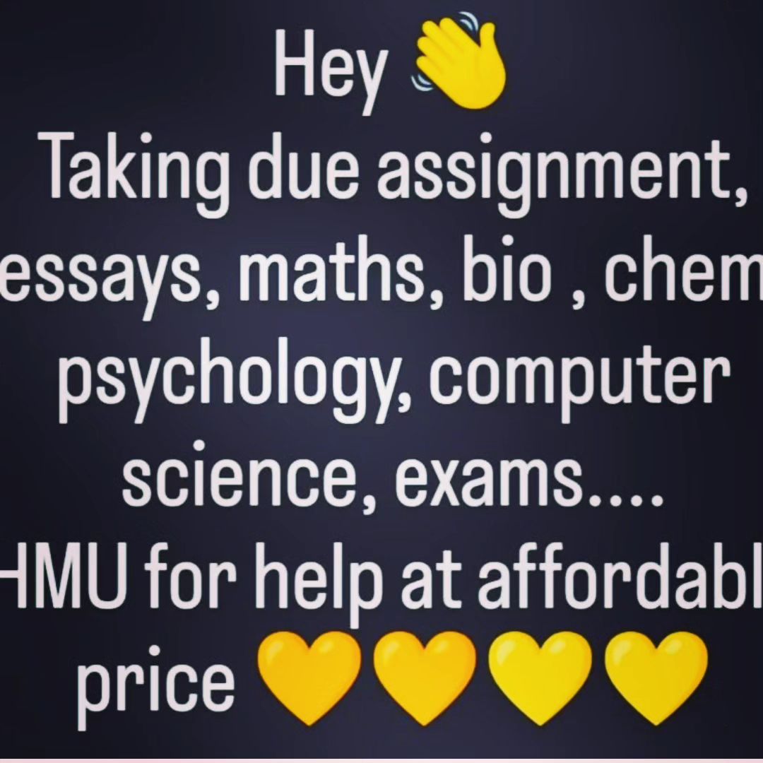 essays_jade's tweet image. Struggling with assignments? We have your back. Our committed teachers offer complete help that is matched to your needs
@DynoRTs
@sme_rt
@DripRT
@Rapid_RTs
@ScrimFinder
@BlazedRTs
@TTVPromo
#Bestassignmentwriting #universityassignments #assignmenthelpers #Assignments