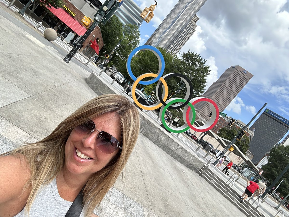 kmbarnson's tweet image. Catching some of the Atlanta, GA sights! Of course took a trip to the College Football Hall of Fame- but spaced on taking any pics! 🤦🏻‍♀️  Ready for #ASCA2023!
