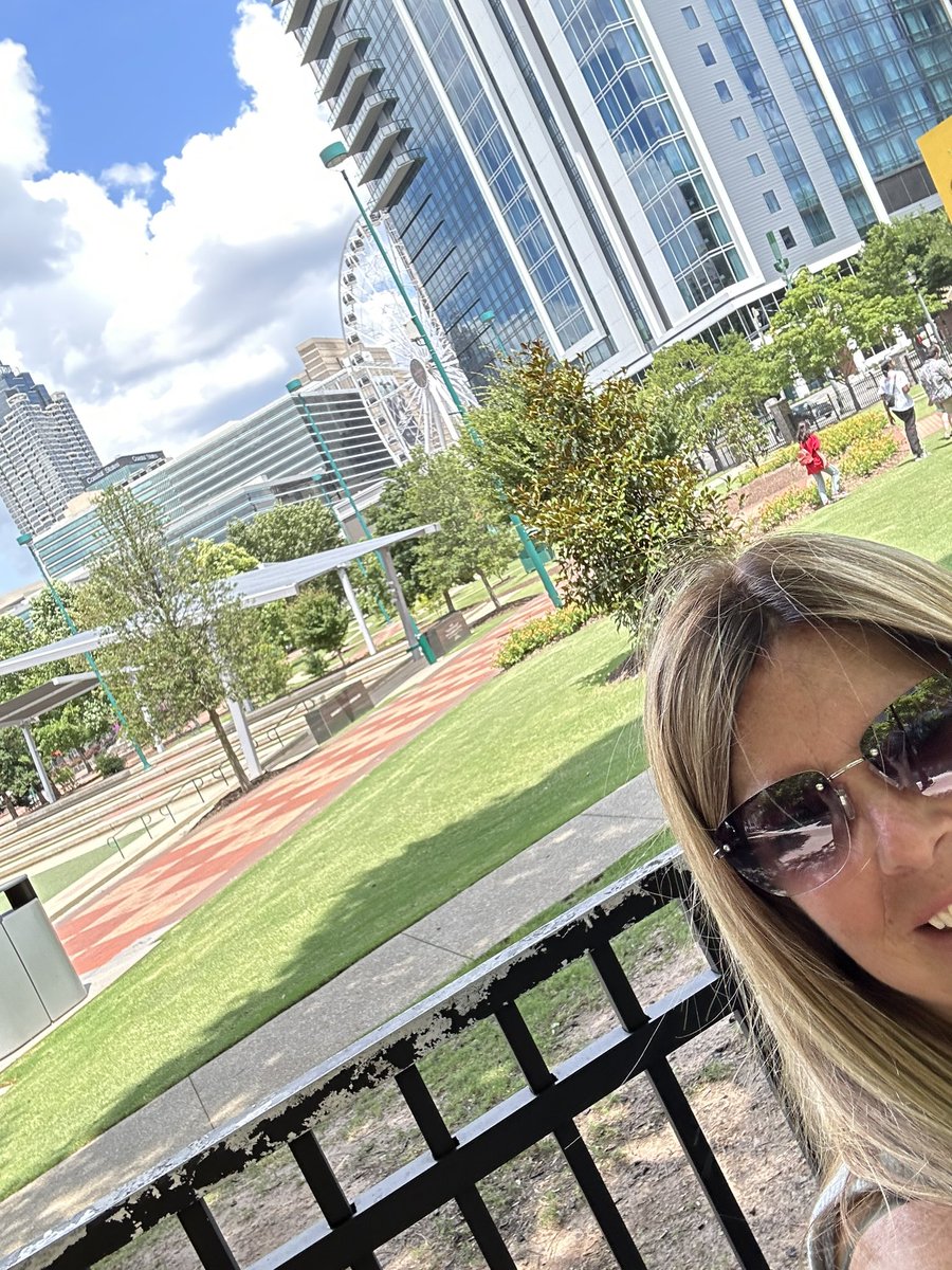 kmbarnson's tweet image. Catching some of the Atlanta, GA sights! Of course took a trip to the College Football Hall of Fame- but spaced on taking any pics! 🤦🏻‍♀️  Ready for #ASCA2023!