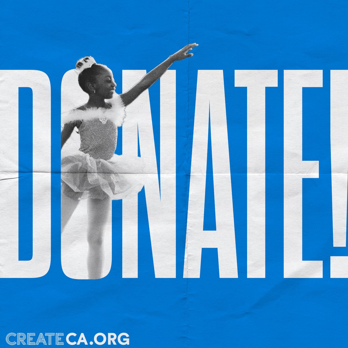 create_ca's tweet photo. The fight for equitable arts education will only succeed with support from those that believe that all students deserve the best arts education programming. Support students in your school communities by donating through the link today! https://t.co/tm6AedDkSC

#CreateCATogether https://t.co/rolQrigPIF