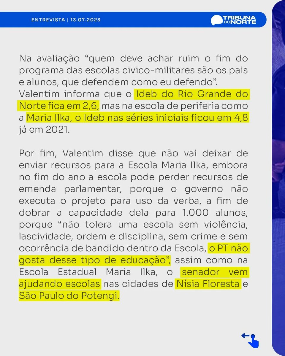 Senador Styvenson Valentim tweet media