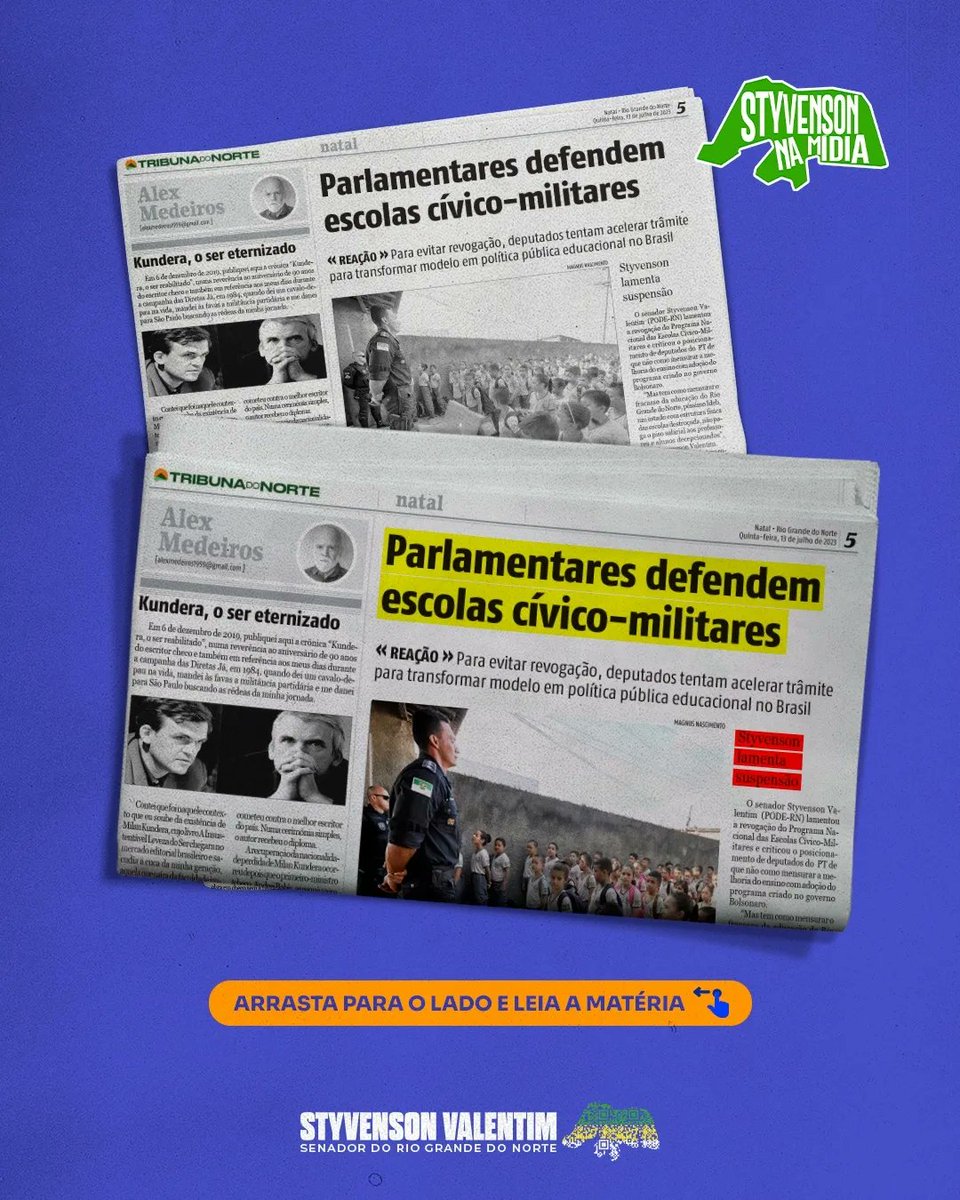 Senador Styvenson Valentim tweet media