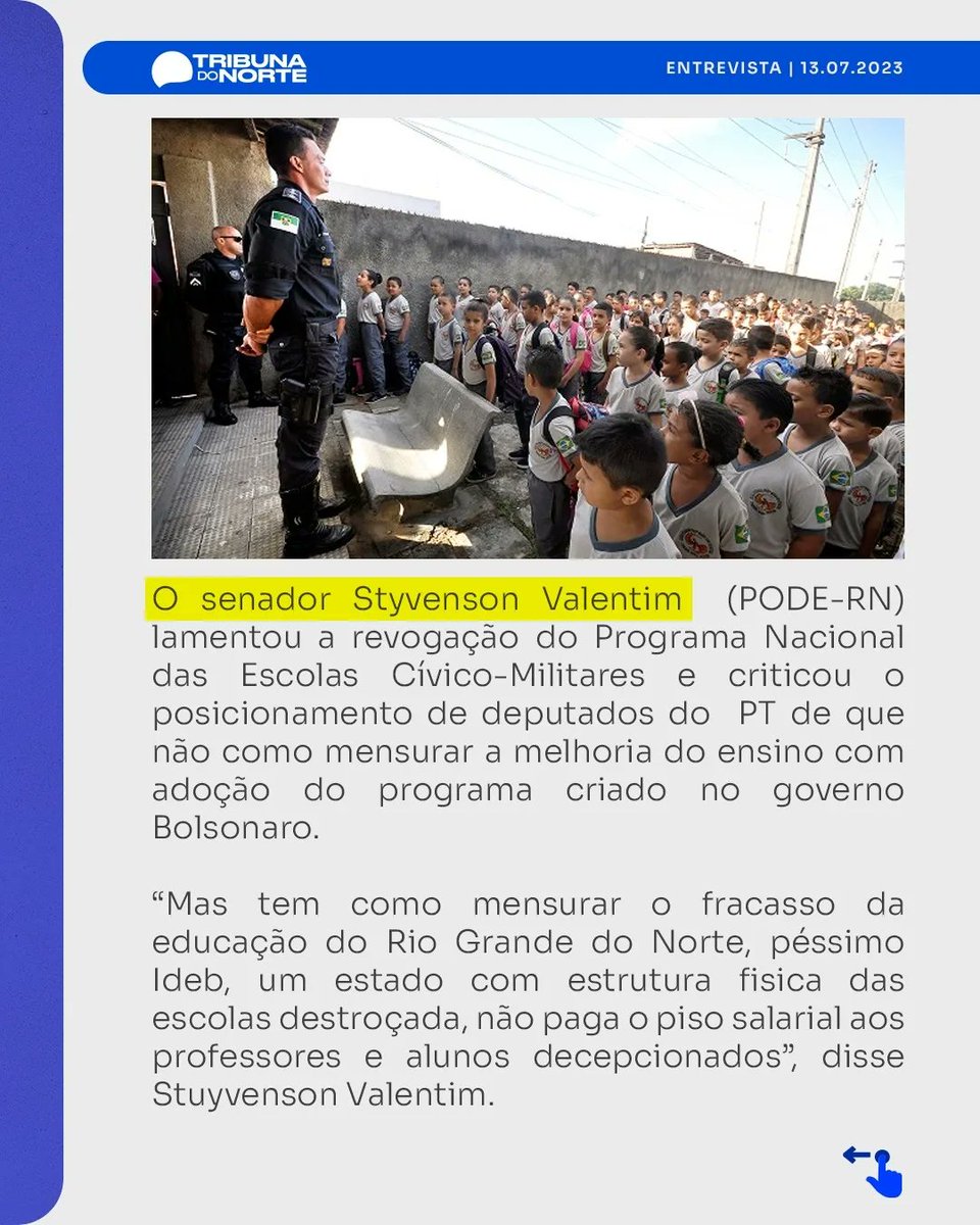 Senador Styvenson Valentim tweet media
