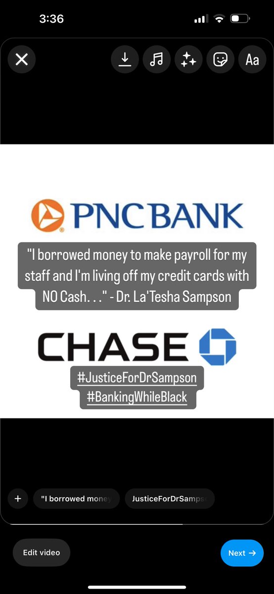Updated Alert! 🚨 The systematic hatred of the banks against blacks and minorities is well known. 
. <a href="/PNCBank/">PNC Bank</a>  <a href="/PNCNews/">PNC News</a> <a href="/Chase/">Chase</a> Unleashed a wave of financial chaos on <a href="/IamDrLaTesha/">La'Tesha Sampson</a> Keep her in prayer. 🙏🏽 
These institutions could have handled this injustice to a Black Woman with