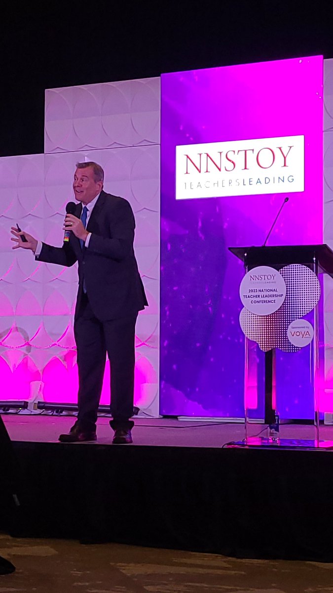 THANK YOU to the amazing @DannyBrassell for his inspiring keynote this afternoon at the @NNSTOY National Teacher Leadership Conference! #NNSTOY2023 #nnstoy #pd #teachers #education