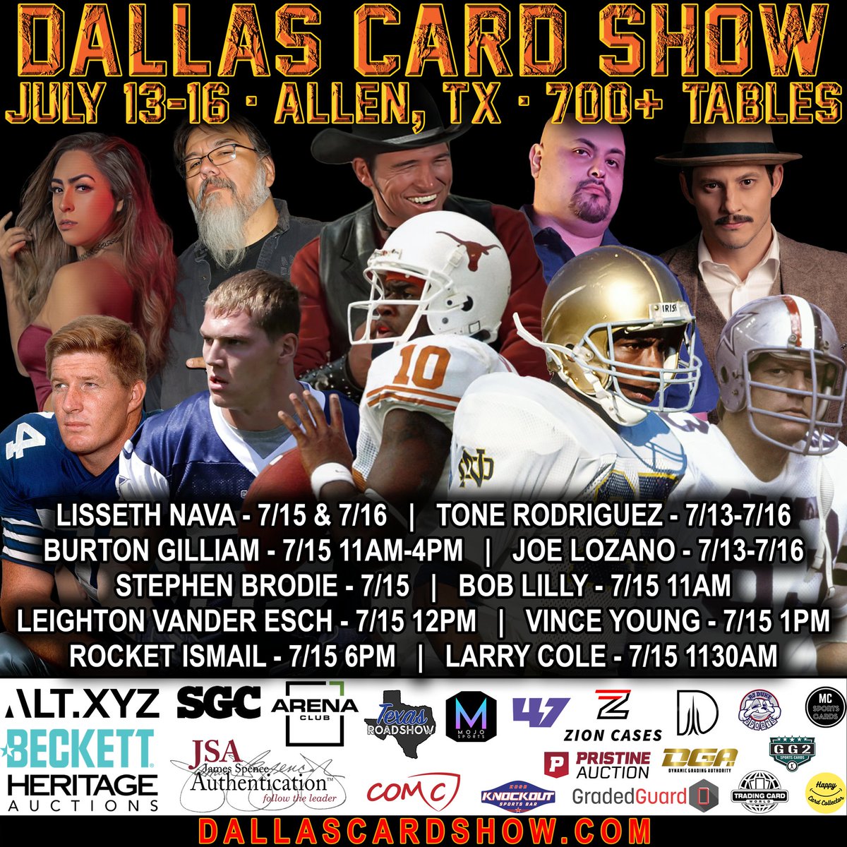 Hey, guys! I'll be at the Dallas Card Show in Allen, TX on Saturday, along with some really cool guests. Come check out the largest card show in the country, and stop by to say hi while you're there! <a href="/DallasCardShow/">DallasCardShow</a>