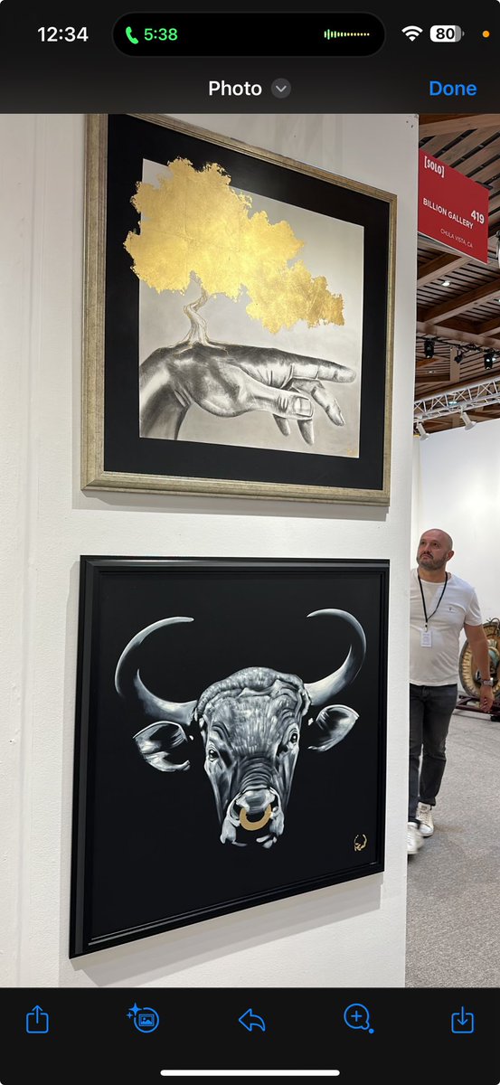 BLOCKS_DAO's tweet photo. We are very proud to announce that as of this morning, we have 39 physical pieces of art from Billion Gallery that are  #VerifiedbyBLOCKS!  The pieces in this picture are 1 of 5 or 1 of 3 and will be on display in Santa Fe New Mexico this weekend! 

https://t.co/wcIOPMPDWs https://t.co/TjePQbzmB6