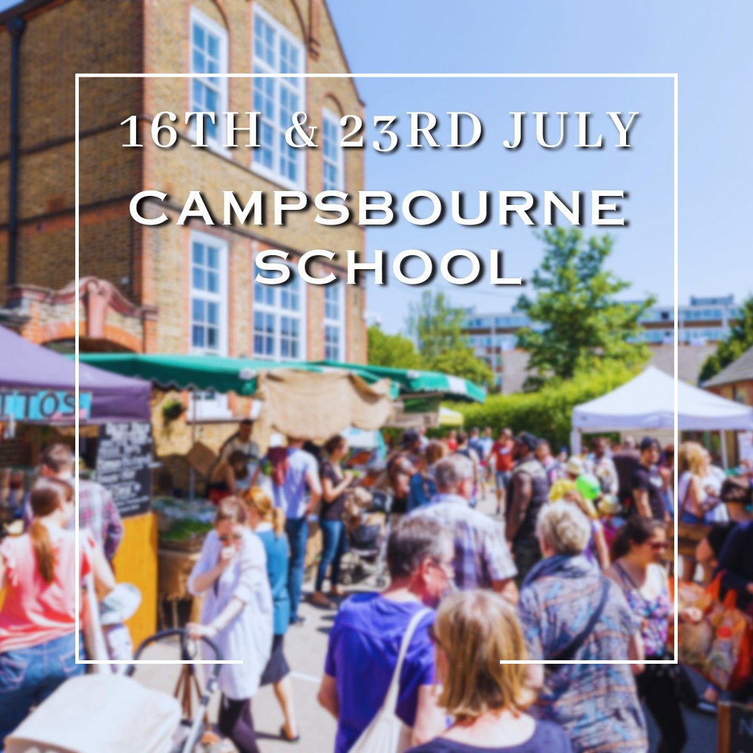 Back to school this Sunday and the next one. 
All your favourite stalls will be there too. 
<a href="/Campsbournehsa/">Campsbourne HSA</a> is about 10-15 min walking from the park via Priory Rd/Nightingale Lane. 
See you all there.
#alexandrapalacemarket #freshproduce #hotfood #coffee #cakes #applejuice