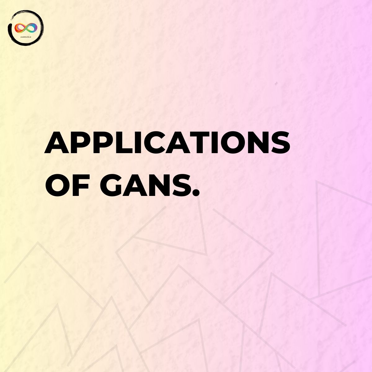 scalebuildai's tweet photo. Applications of Generative Adversarial Networks (GANs): Transforming the World with Creative AI
.
.
.
#GANs #AI #Innovation #CreativeAI #AdversarialNetworks #Healthcare #Entertainment #eCommerce https://t.co/eRaHXN5GSK