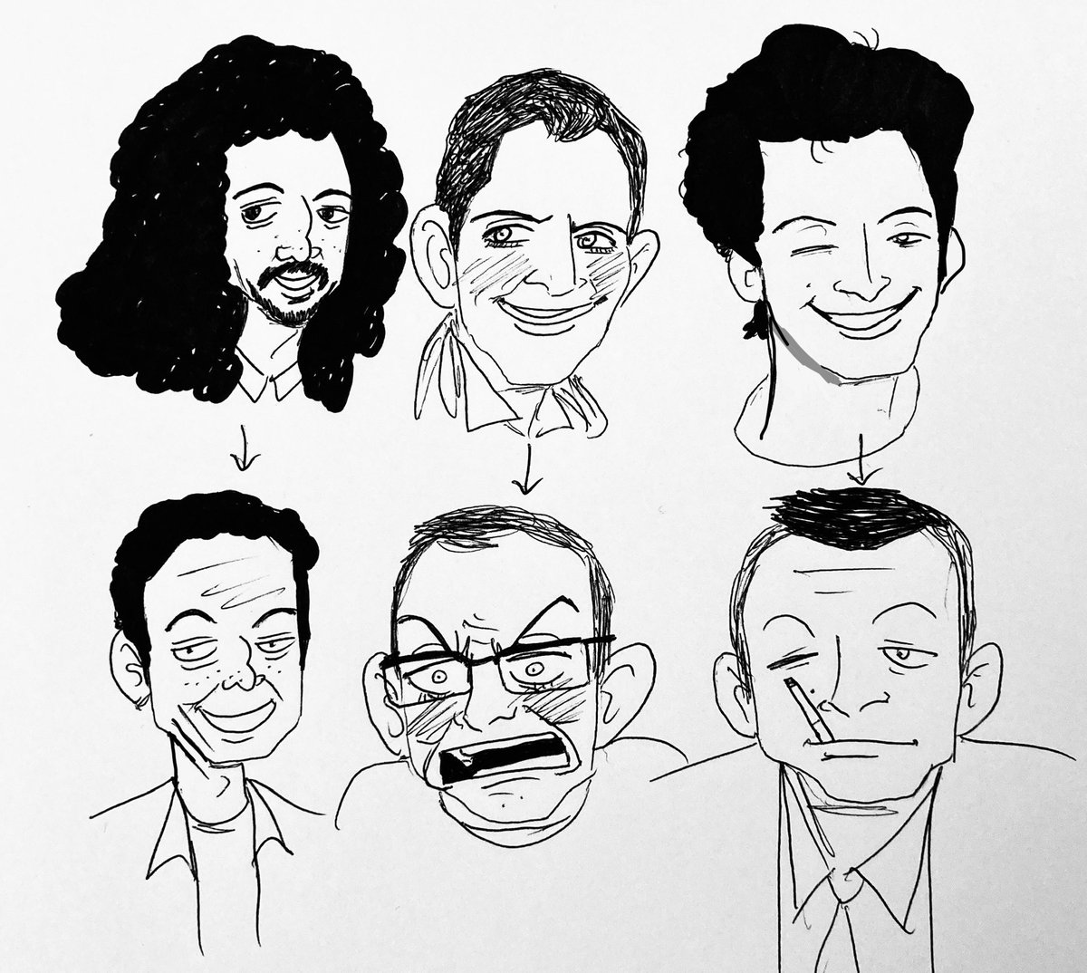 TAStheR_A's tweet photo. Digi evolution of tha boiz @AnthonyCumia @mlcpodcast @patdixon
Be sure to catch tomorrowβs live stream where I draw a few episodes of #LateAF that Iβve caught up on @MrNailsin https://t.co/3KzN0JmAi9