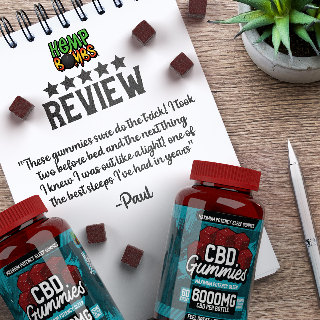 HempBombs's tweet photo. The reviews are in! Max Potency Sleep is 5 stars!
#sleepgummies #reviw #cbd #hempbombs https://t.co/e5QrOvrwFm