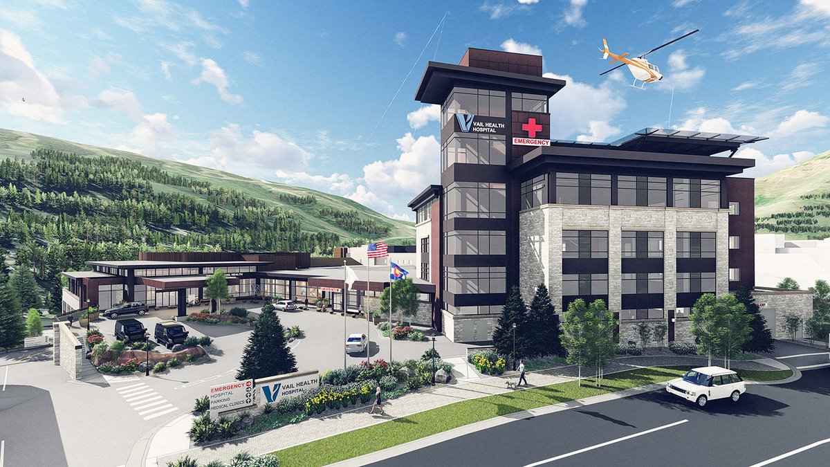 BellGossett's tweet photo. A challenging mountain location combined with the need to keep patients comfortable and vital hospital services running meant the expansion of Vail Health Hospital wasn't going to be easy. #BGSolves
Learn how Bell & Gossett assisted with this build: https://t.co/5qGvgpMqS0 https://t.co/3oVCT9jaE6
