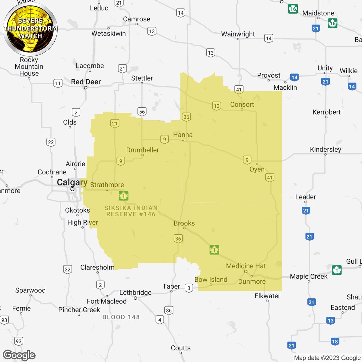 Instant Weather Alberta on Twitter "abstorm 157p SEVERE THUNDERSTORM