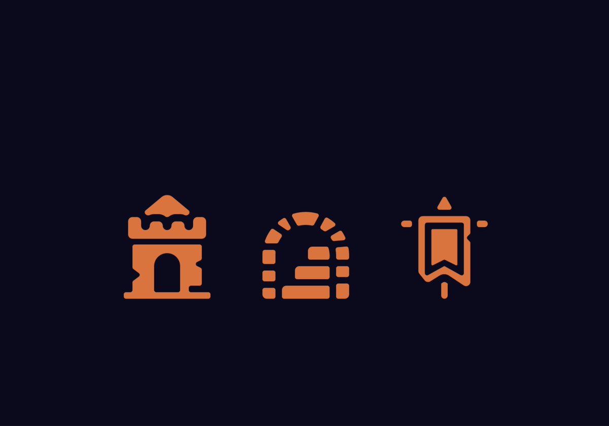 Beautiful medieval-style concept of glyphs for MTG companion app. These beauties were designed by <a href="/radobrlit/">Rado Brlit</a>.