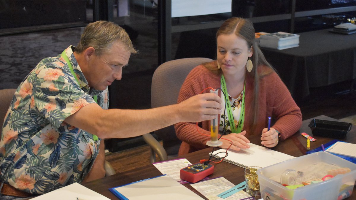 NAAE's tweet photo. in·quir·y: an act of asking for more information. This week we are asking for more from 15 agriculture teachers participating in the 2023 NAAE National Agriscience Teacher Ambassador Academy. Participants will engage in labs to promote inquiry-based learning in their classrooms! https://t.co/KF8m73Y4Qz