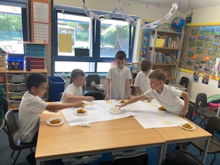 Thank you Sayd and Aisha from Poppadoms WSM for cooking with our Y3 classes.  We learnt how to make the perfect samosa. <a href="/DaweCaroline/">Mrs Dawe</a>