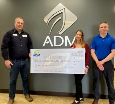 ADMlloydminster's tweet photo. ADM Lloydminster in partnership with ADM Cares is  proud to present The Olive Tree Community Centre with $31,440 towards the purchase of a new food transport van. If you would like to donate to the Olive Tree Lloydminster, click the link below. https://t.co/zTRdisFvGC https://t.co/F4yNrYJmp7