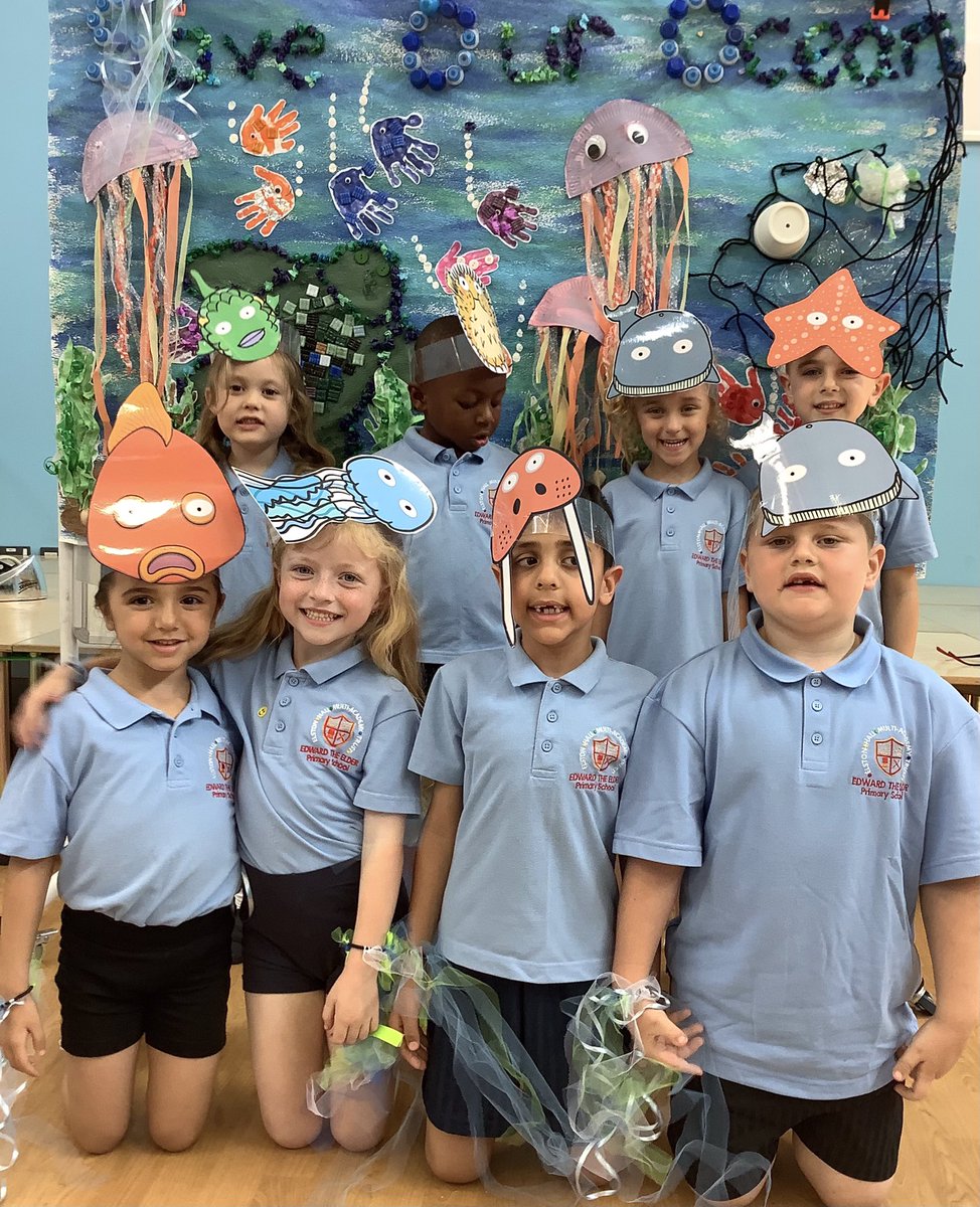 edwardeldersch's tweet image. Reception and Year One children have been busy preparing to welcome friends from our other Trust schools. We have planned a wonderful ‘Save the Ocean’ dance to celebrate Creative Week. #Creativeweek