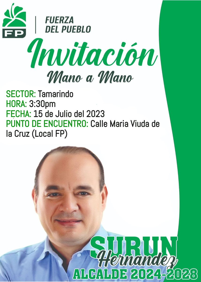 Gar1101Kathe's tweet photo. te invita El Precandidato Alcalde @surunhernandez  por la @FPcomunica a este Maravilloso encuentro...
@LeonelFernandez https://t.co/yvbrEmMA70