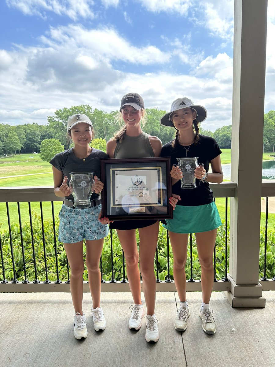 Congrats to our 2023 #INGirlsState Jr Champion, Samantha Brown of Westfield! 

Brown finished 1-under par ahead of runner-up Janelle Garcia from Fishers (+2). 

Yiling Zhang of Culver finished in third at +2 (scorecard back up). 

Thanks to Coyote Crossing GC for hosting!