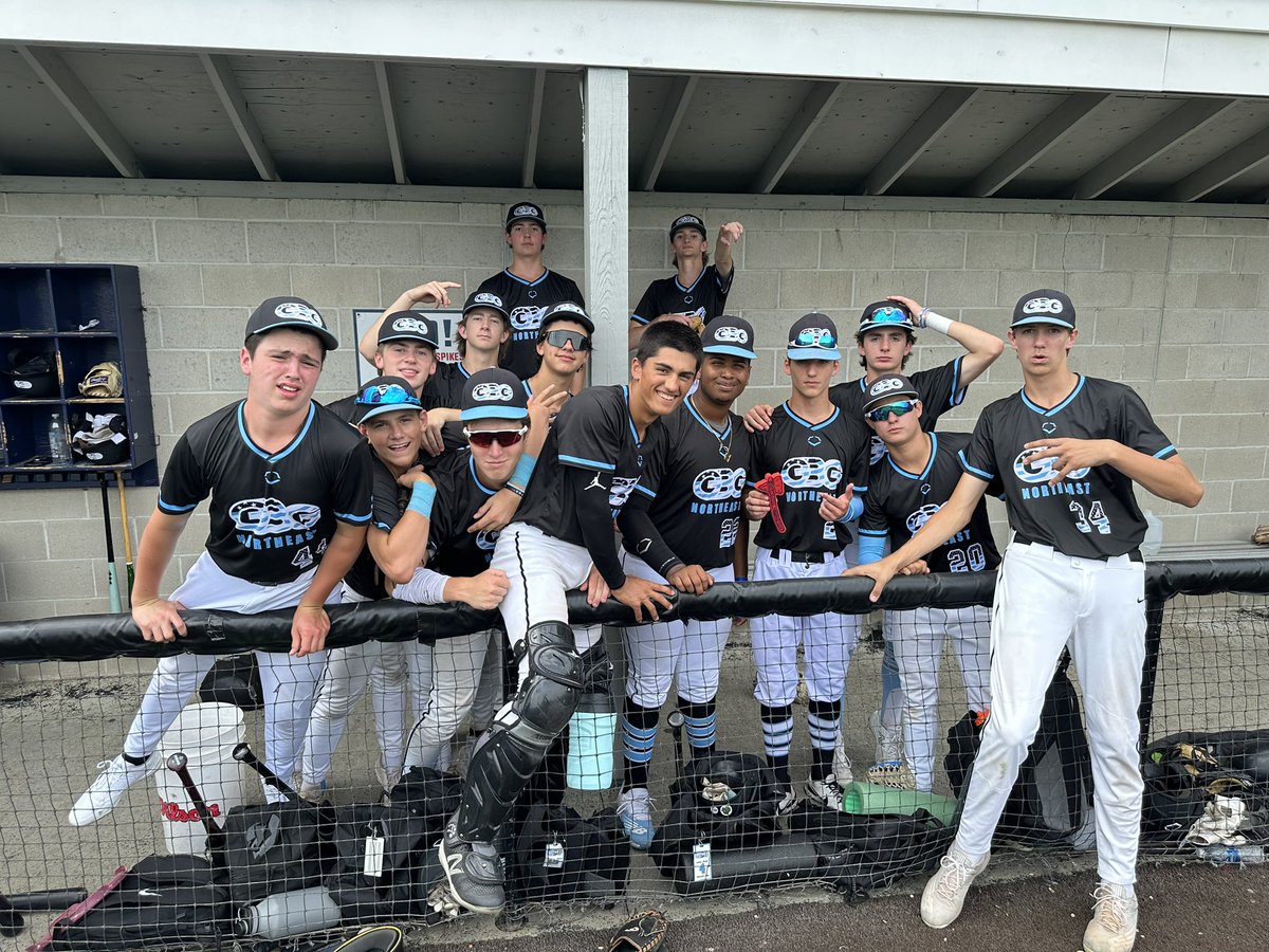 GBG Northeast Hawks (@gbg_hawks) on Twitter photo 15U-Northeast moves to 3-0 in <a href="/PSBaseballinc/">Prospect Select</a> #AcademicBoston #AcademicWS behind a combined gem from Tyler Ross (4IP, 2H, 3K) & Cam Munsinger (3IP, 0H, K).
TomaHawk POG Cole Pileski (H, 3 RBI) delivered the big blow on offense early while Andrew Flaherty added RBI-1B. 15U-Northeast moves to 3-0 in <a href="/PSBaseballinc/">Prospect Select</a> #AcademicBoston #AcademicWS behind a combined gem from Tyler Ross (4IP, 2H, 3K) & Cam Munsinger (3IP, 0H, K).
TomaHawk POG Cole Pileski (H, 3 RBI) delivered the big blow on offense early while Andrew Flaherty added RBI-1B.