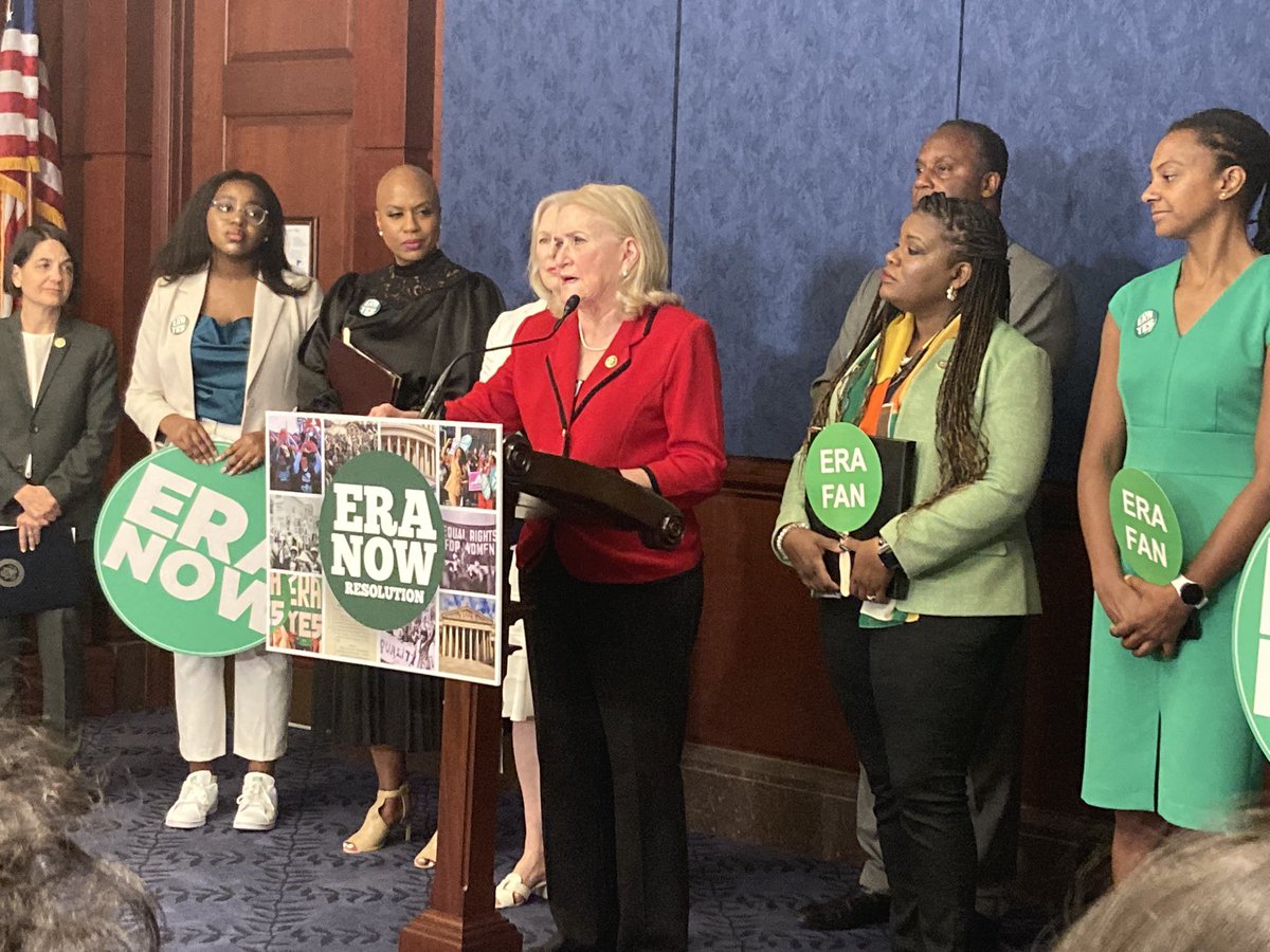 The ERA has met all the requirements for ratification. The time to finalize gender equality is now. Proud to cosponsor the #ERANowRes to call for the Archivist to certify and publish the ERA.