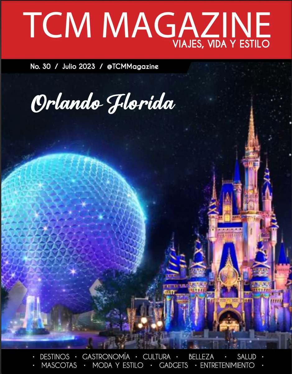 TCMagazine_'s tweet photo. #Estreno 📢
Estimados lectores les damos la bienvenida a la edición no. 30 especial de verano, el destino elegido es la ciudad de Orlando, con muchos parques recreativos y un ambiente inigualable.

https://t.co/oMAZBD3djq https://t.co/QzVIBYN11q