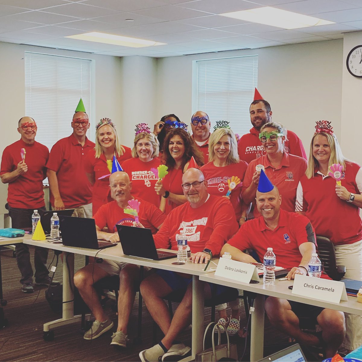 I had such a fun week learning alongside our admin team! It’s a great day to be a Charger!!! ❤️💙 <a href="/DundeeCrownHS/">Dundee-Crown HS</a>