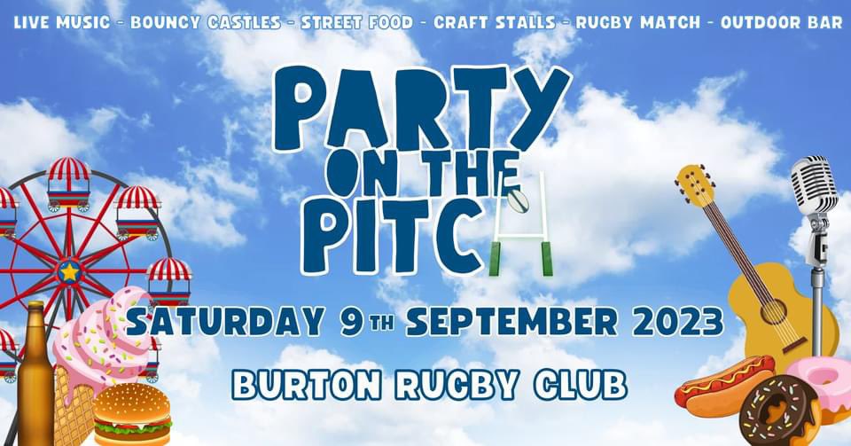 A brilliant, free day out at <a href="/BurtonRFC/">Burton Rugby Club</a> filled with rugby, live music, street food, independent craft stalls, bouncy castles and of course licensed bars. 
So why not bring your whole family, friends and remember there's no need to be a rugby fan to be part of our day.