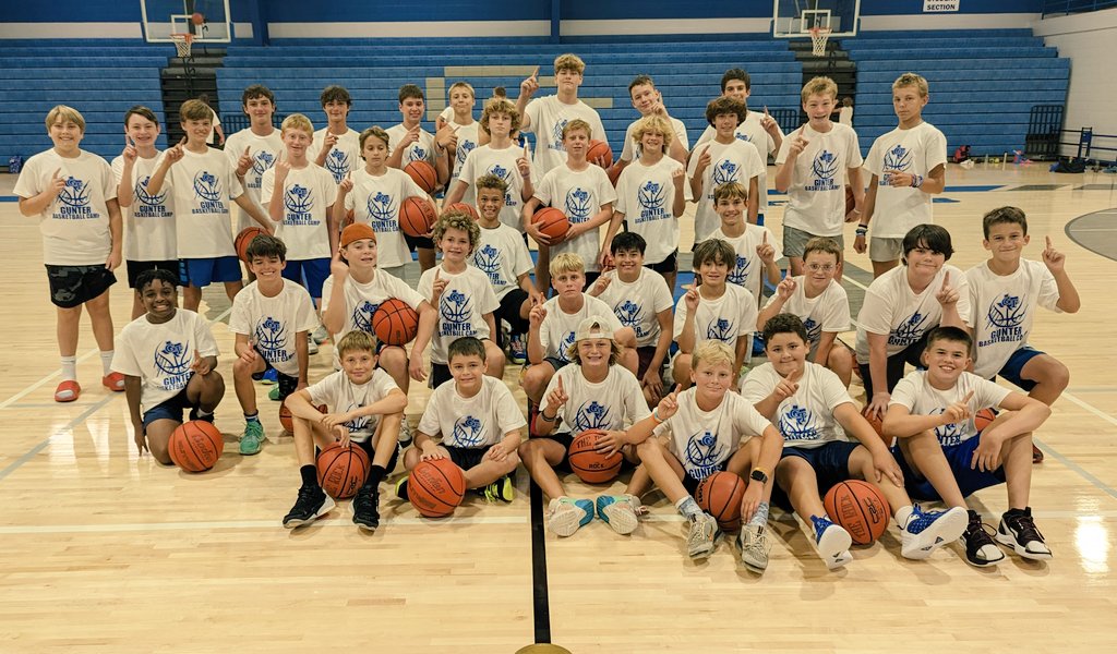 The Gunter 🐯 🏀 MS Camp was 🔥🔥!! 

These kids play with grit, passion, and toughness! The Future is 🌞😎☀️! 

#OwnTheFuture