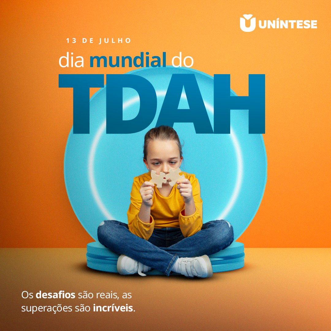 unintese's tweet photo. 💙 Vamos nos unir em busca de um mundo mais compreensivo e acolhedor para as pessoas com TDAH. Juntos, podemos fazer a diferença! 💙

#DiaMundialdoTDAH #CompreensãoeApoio #TDAH #Inclusão #DesafiosEsuperações #QuebrandoEstereótipos https://t.co/Dg3QOeiZgi