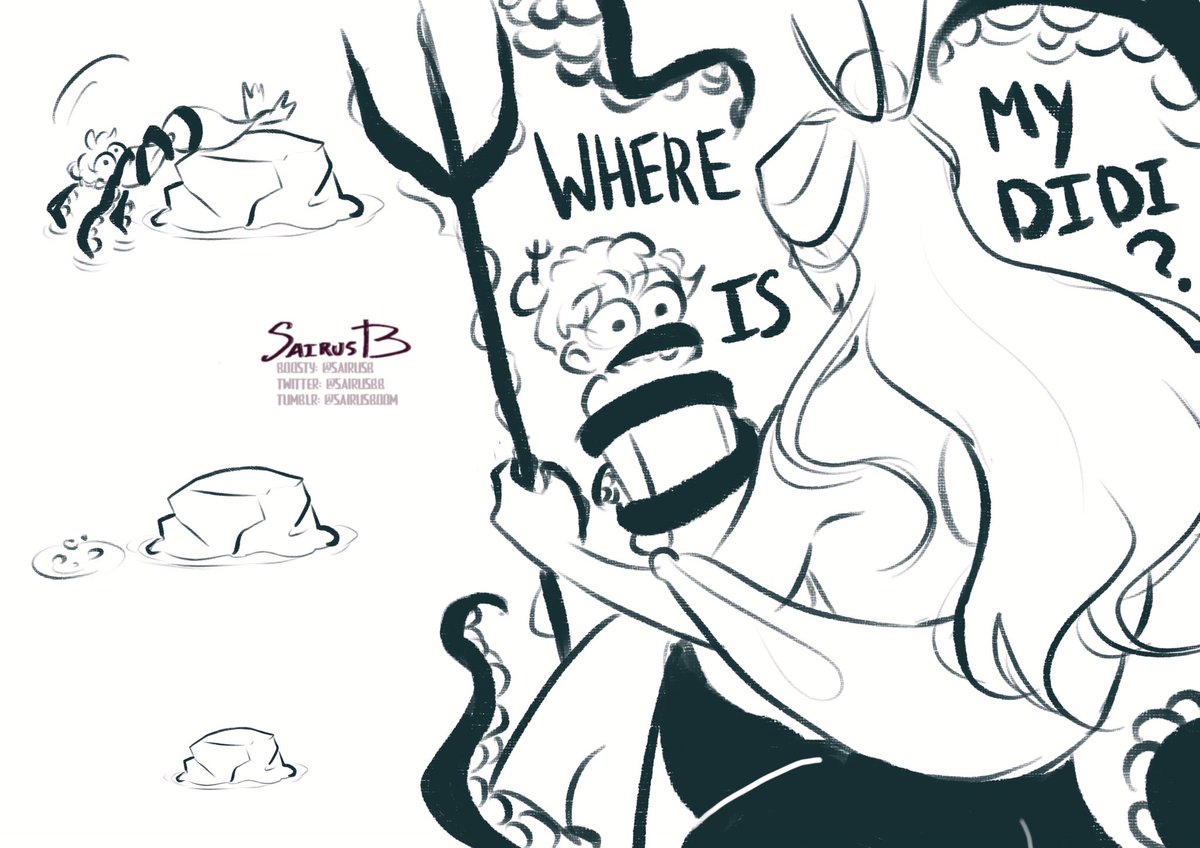 sairusbb's tweet photo. I could post all 30 pages MerZine.
But as I said, I lost inspiration. So I can't bring myself to color the last 10 pages. 

And I also don't like my arts for this. 
Well... that's what you get when you try to draw 30 illustrations in one week.

#liushen #scumplane #svsss #sairusb https://t.co/1xPMQLxLpR