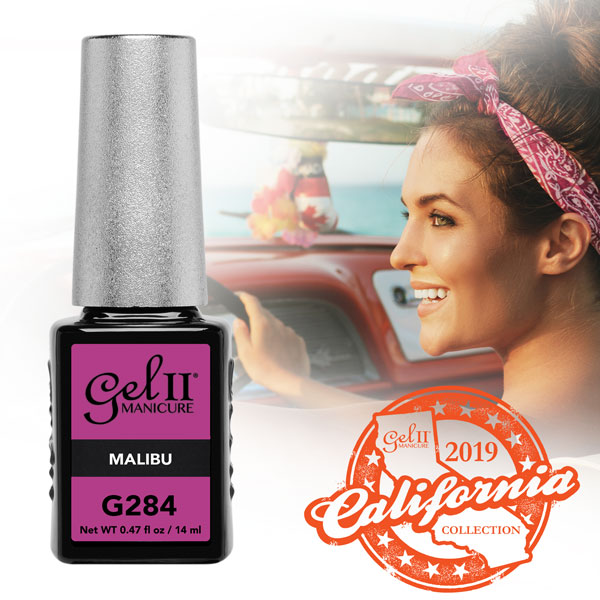 Gel II California Collection Malibu G284
bit.ly/37KG64L  
#gelii #geltwo #GelPolish #nailsalons #manicure #pedicure #nails #California